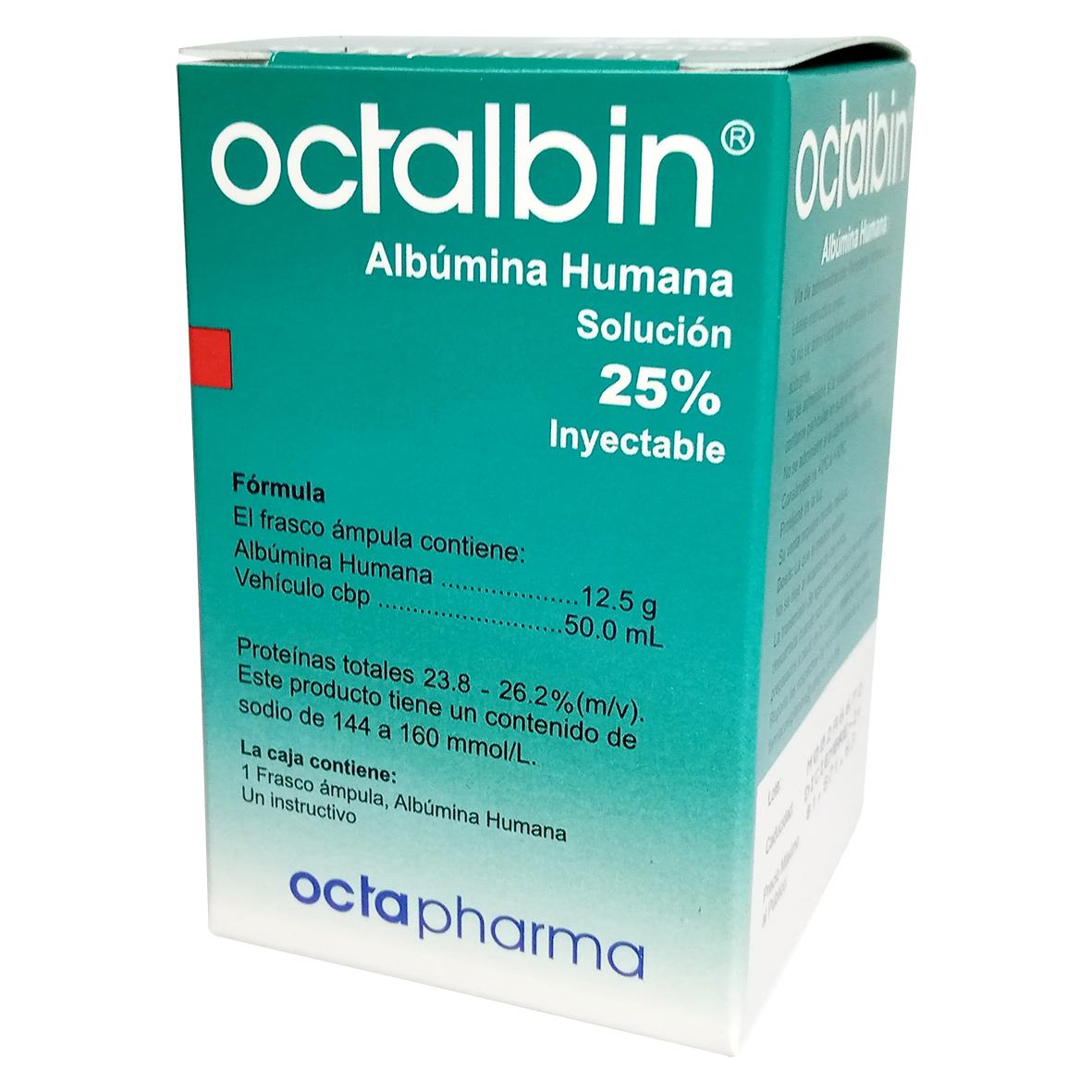 ALBÚMINA HUMANA  OCTALBIN 25%/50ML
